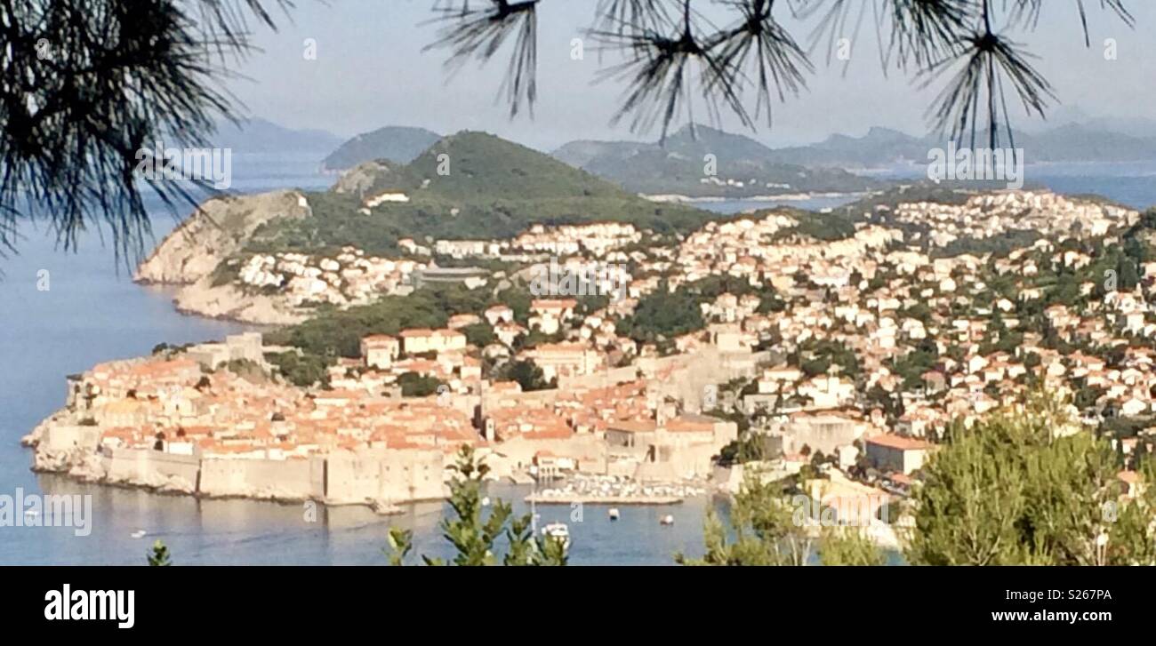 Dubrovnik Croazia - Immagine stock catturata con smartphone