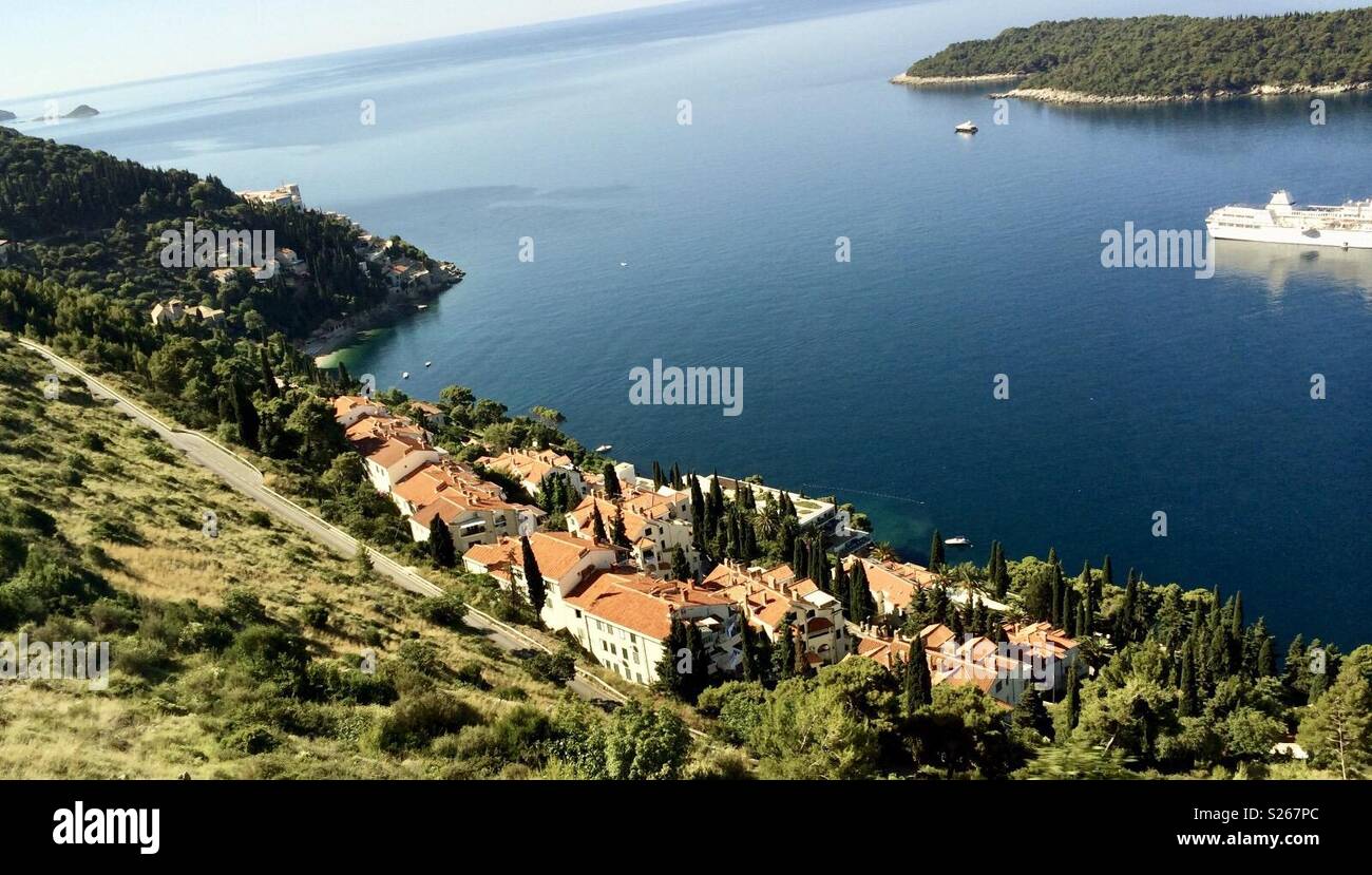 Dubrovnik Croazia - Immagine stock catturata con smartphone