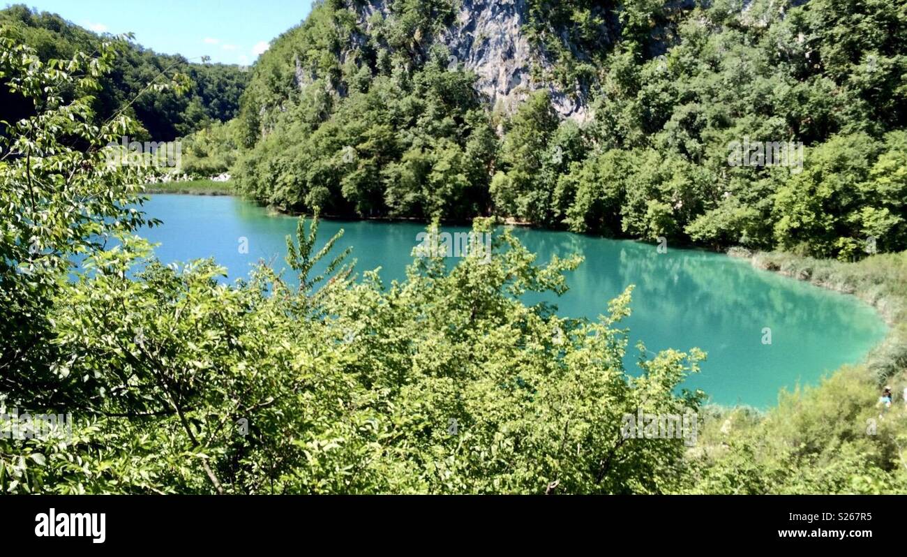 Laghi di Plitvice - Immagine stock catturata con smartphone