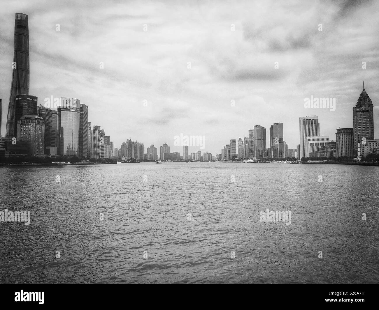 Skyline di Shanghai, Cina. Foto Stock