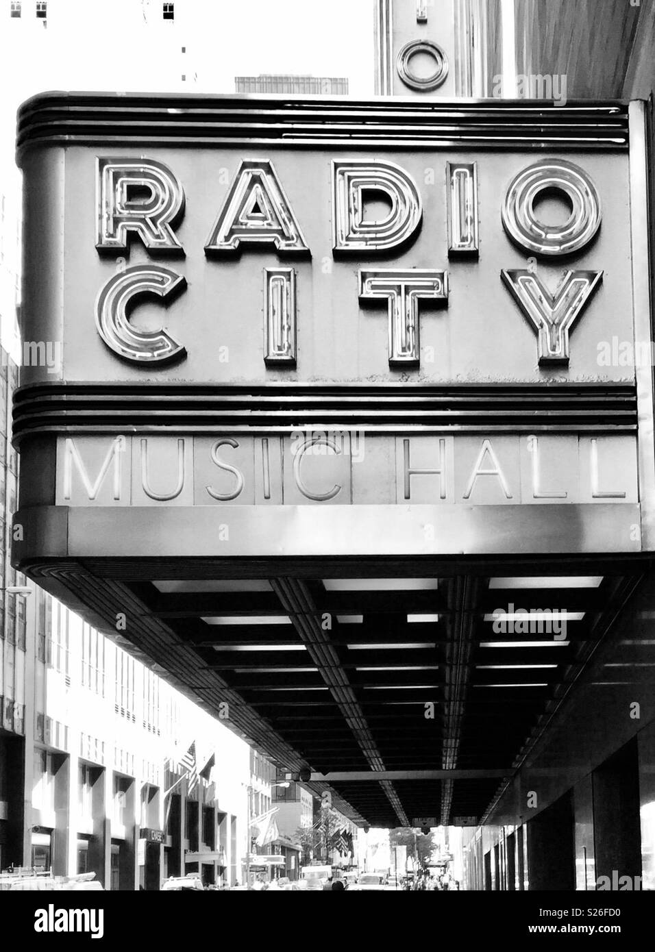 Radio City Music Hall di New York City Foto Stock