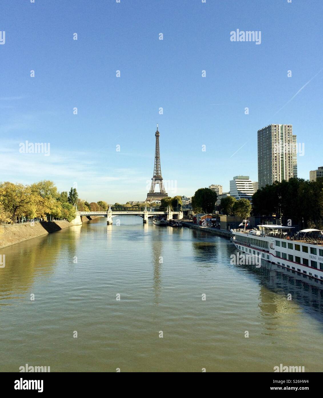 Torre Eiffel - Immagine stock catturata con smartphone