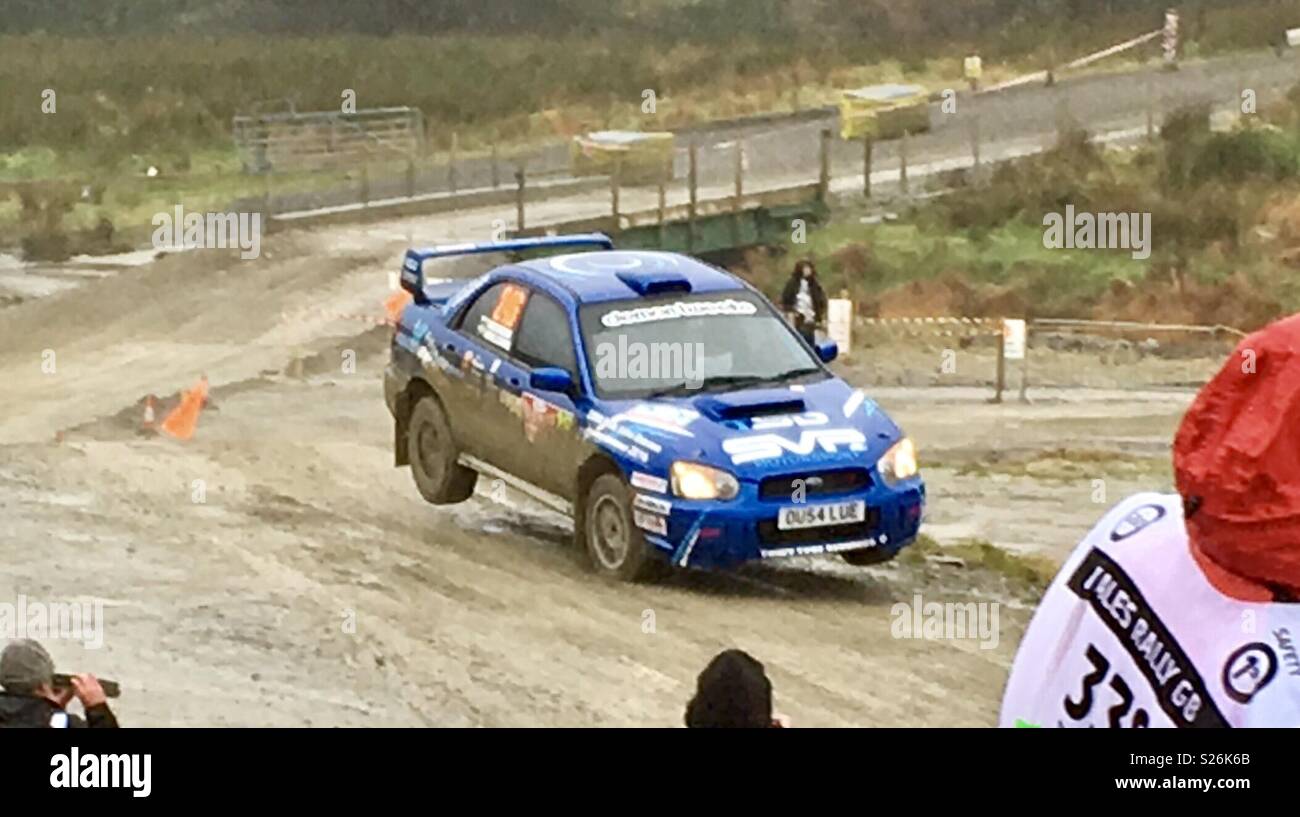 Campionato del Mondo Rally 2016 - Immagine stock catturata con smartphone