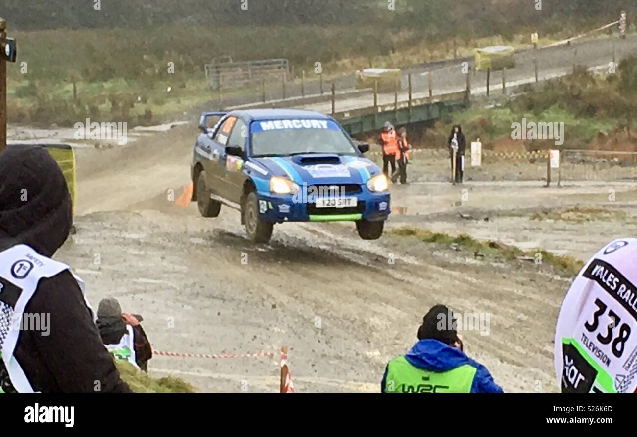 Campionato del Mondo Rally 2016 - Immagine stock catturata con smartphone