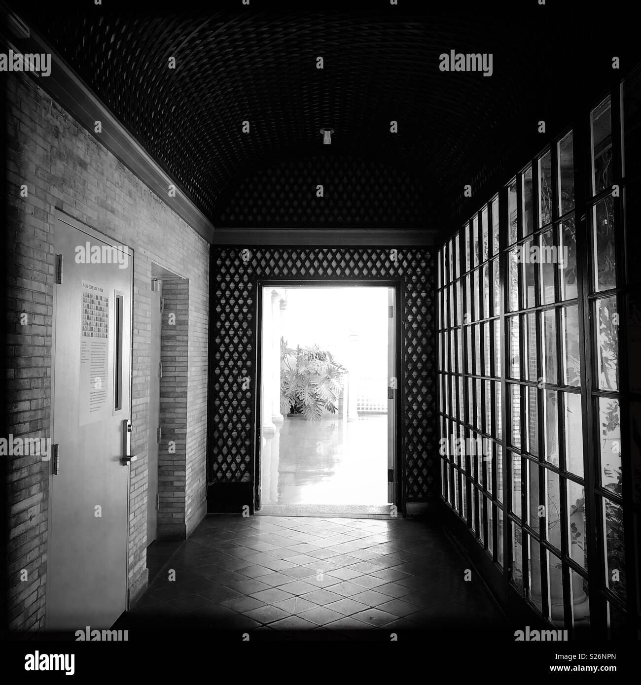 Corridoio buio ho Foto Stock