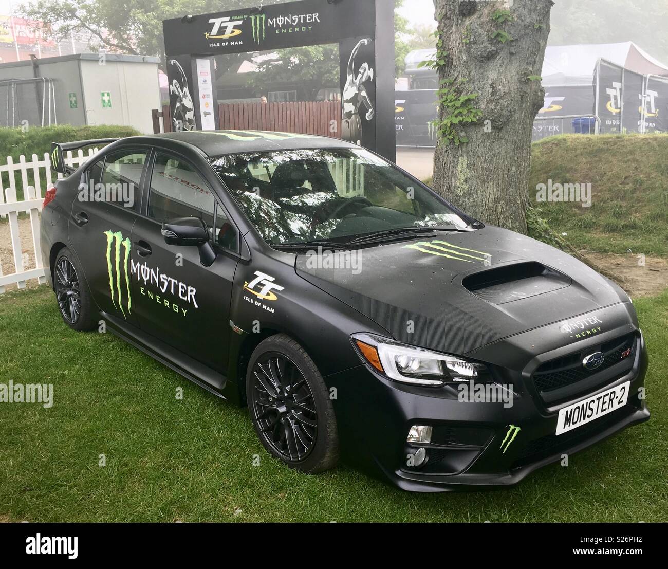 Monster rally car Isle of Man TT 2016 Foto Stock