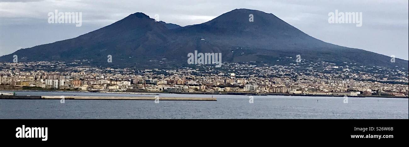 Il Vesuvio Napoli Foto Stock