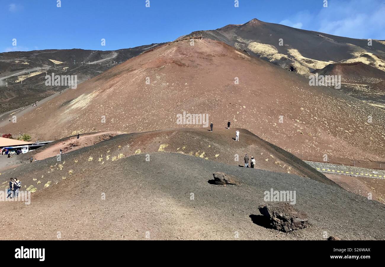 Monte Etna - Immagine stock catturata con smartphone