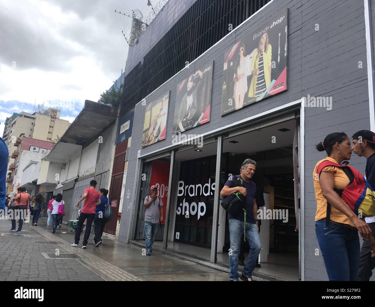 Sabana Grande Caracas Shopping Marchi Shop Alcott Estivaneli Vicente Quintero Foto Stock