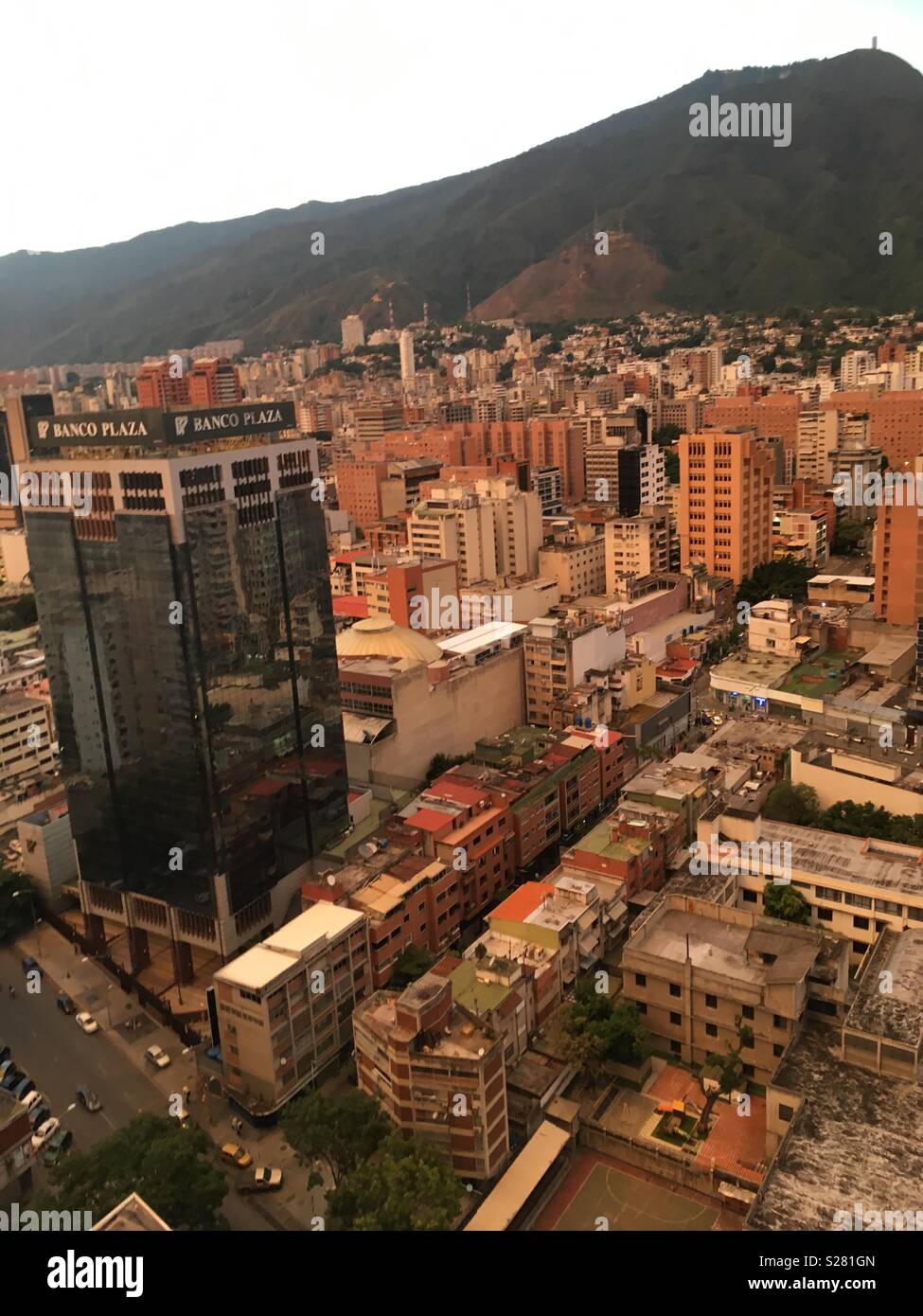 Sabana Grande Caracas Venezuela da CitiBank centro business. Calle Unión de Sabana Grande. Vicente Quintero e Marcos Kirschstein. Foto Stock