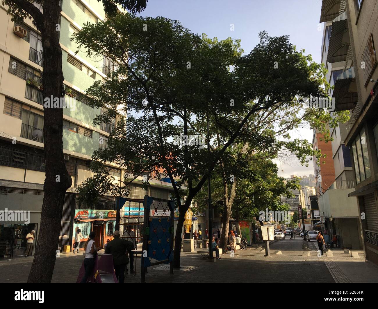 Il boulevard di Sabana Grande, Caracas Venezuela. Vicente Quintero e Marcos Kirschstein. Foto Stock