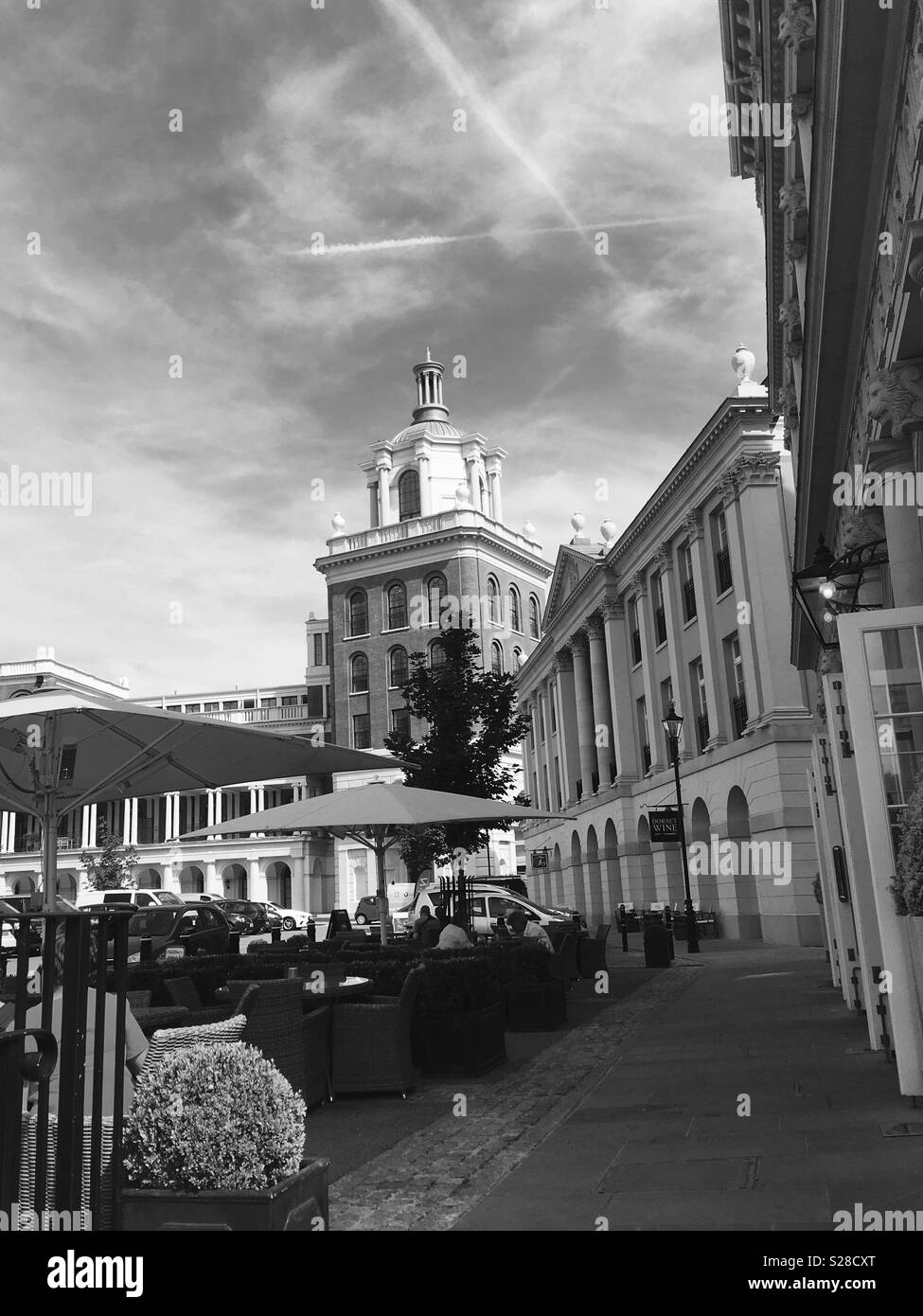 La regina madre Square Poundbury Dorchester Dorset Regno Unito Foto Stock