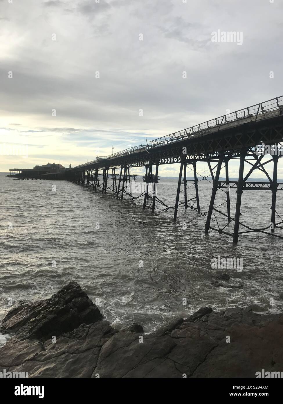 Birnbeck Pier Foto Stock