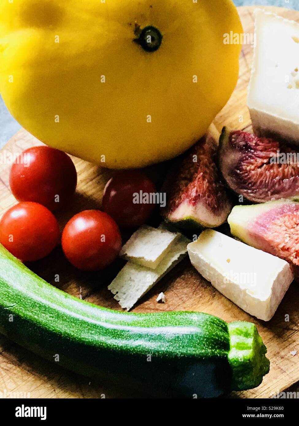 Cornish mercato producono - Immagine stock catturata con smartphone