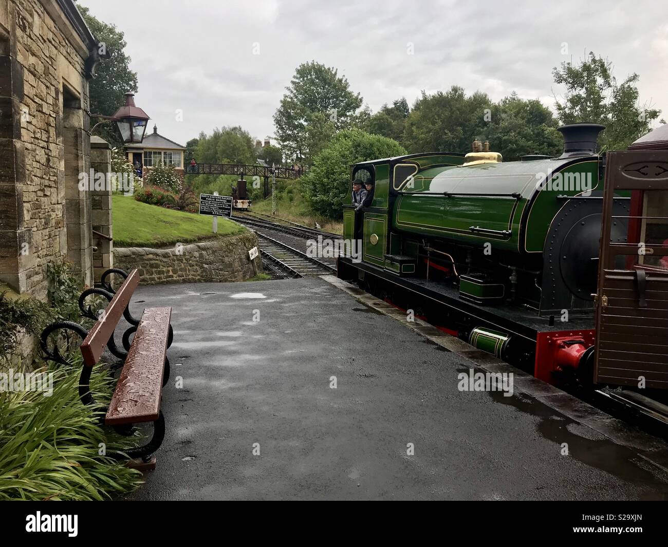 Beamish Open Air Museum - Immagine stock catturata con smartphone