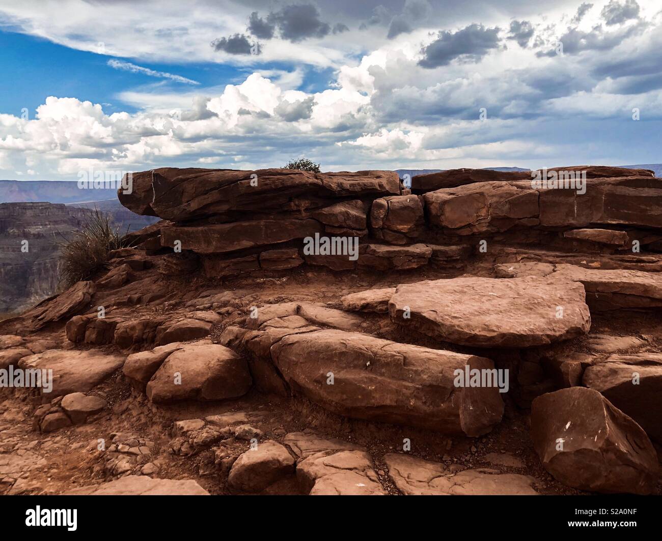 Lastre rocciose del Grand Canyon Foto Stock