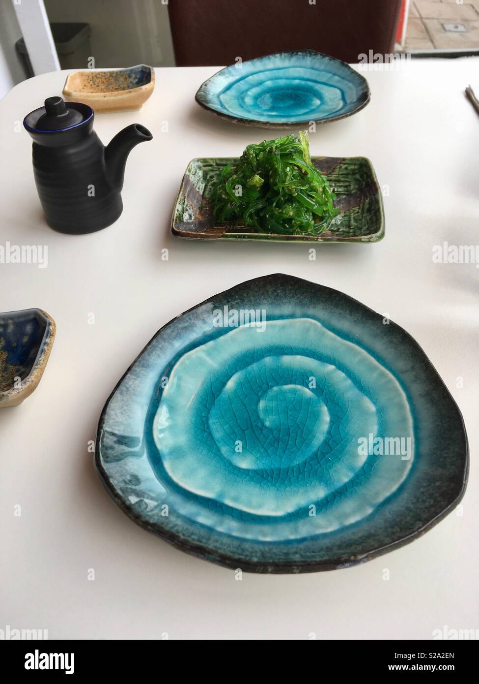 Giapponese insalata di alghe marine per due Foto Stock