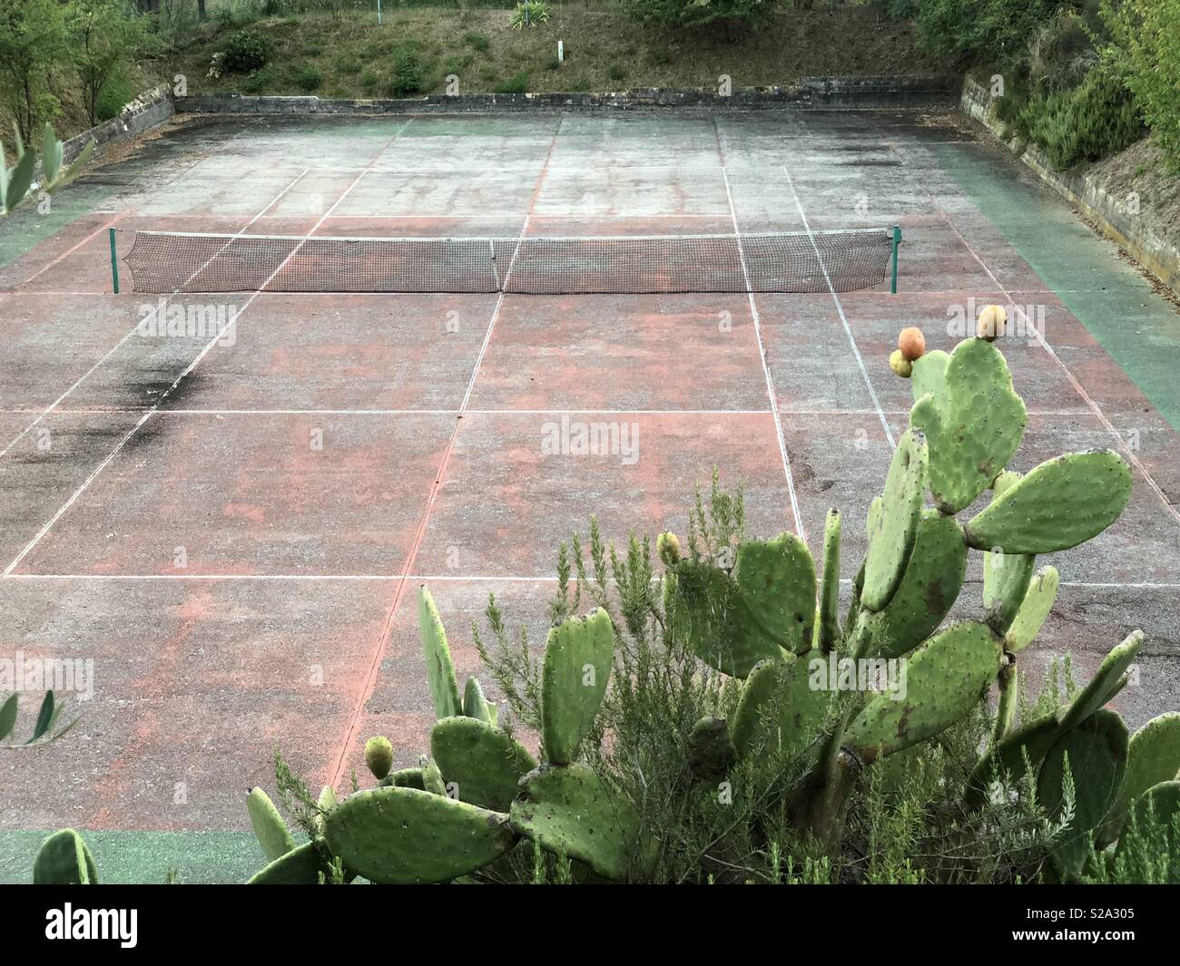 Campo da tennis - Immagine stock catturata con smartphone