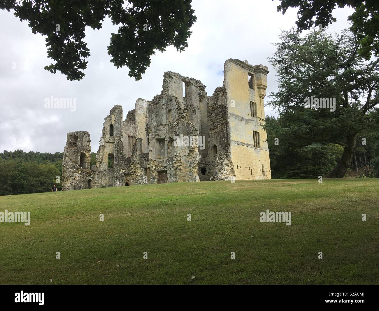 Il vecchio castello Wardour, Wiltshire Foto Stock