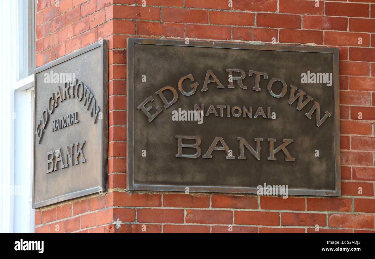 Edgar Città banca nazionale - ganasce Bank - Immagine stock catturata con smartphone