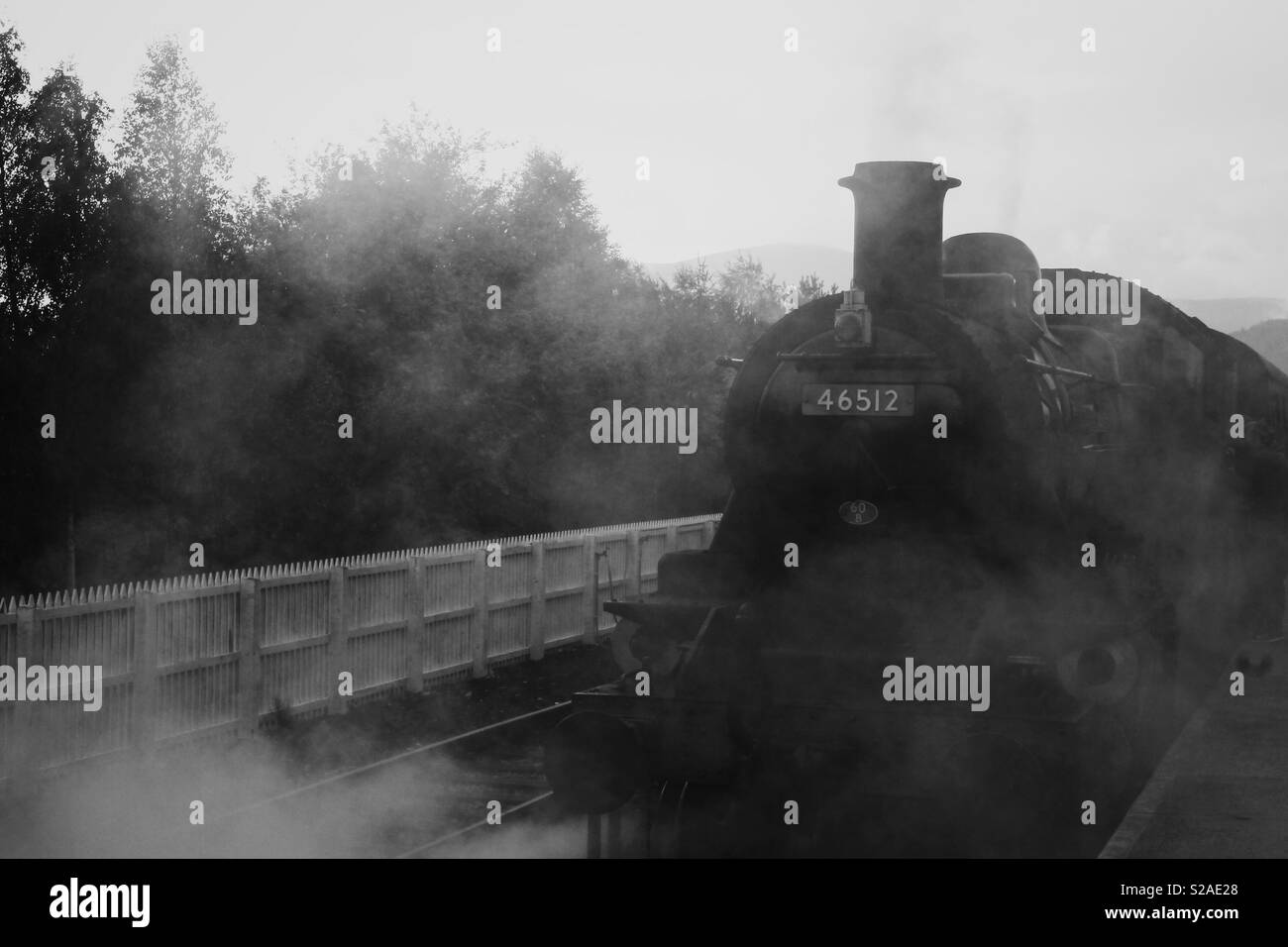 Strathspey Railway Foto Stock