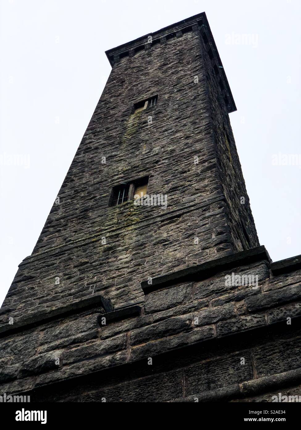 Il Peel Memorial Torre Holcombe sulla collina, Ramsbottom, Manchester, Lancashire Foto Stock