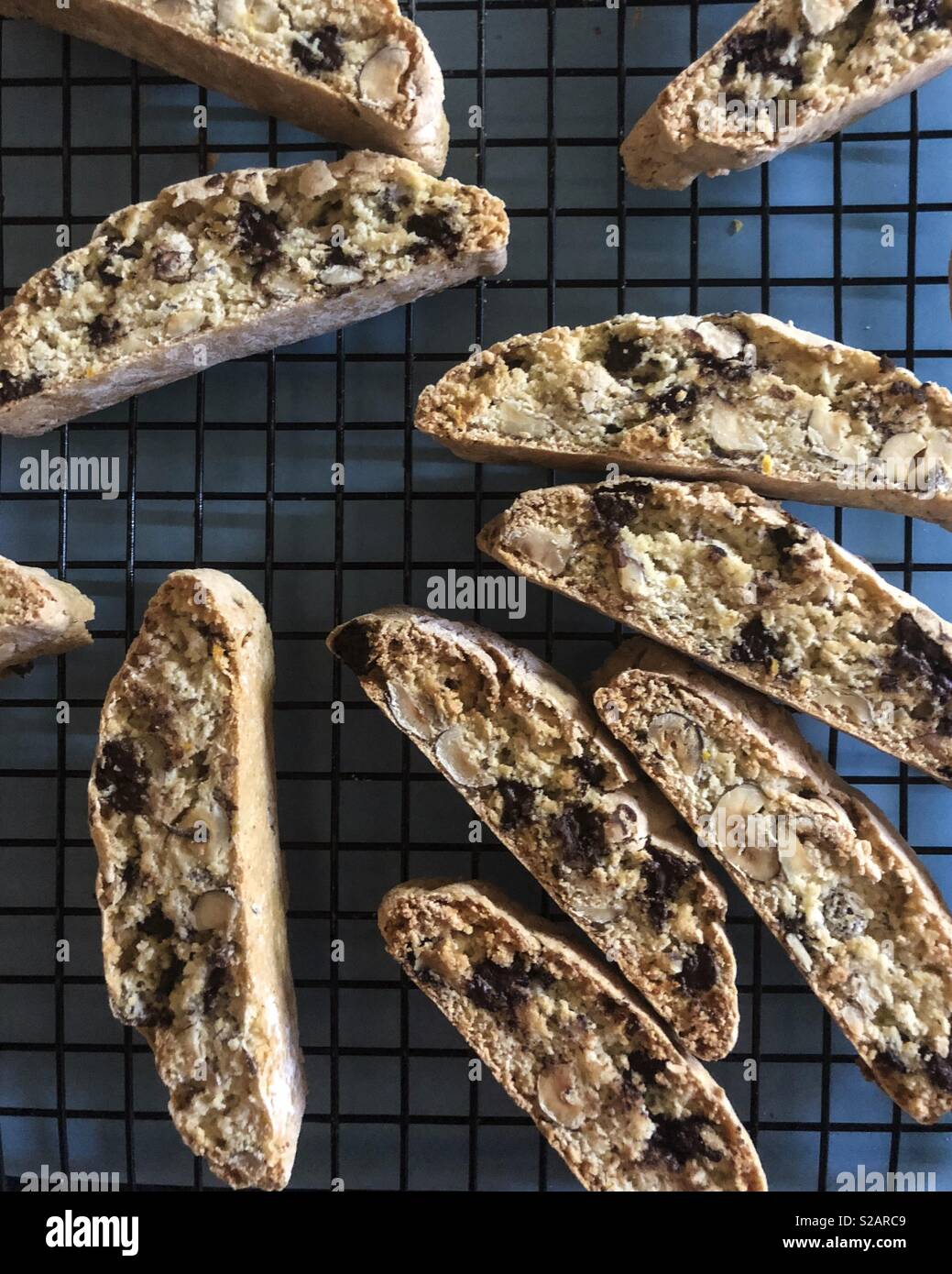 Homade Biscotti - Immagine stock catturata con smartphone