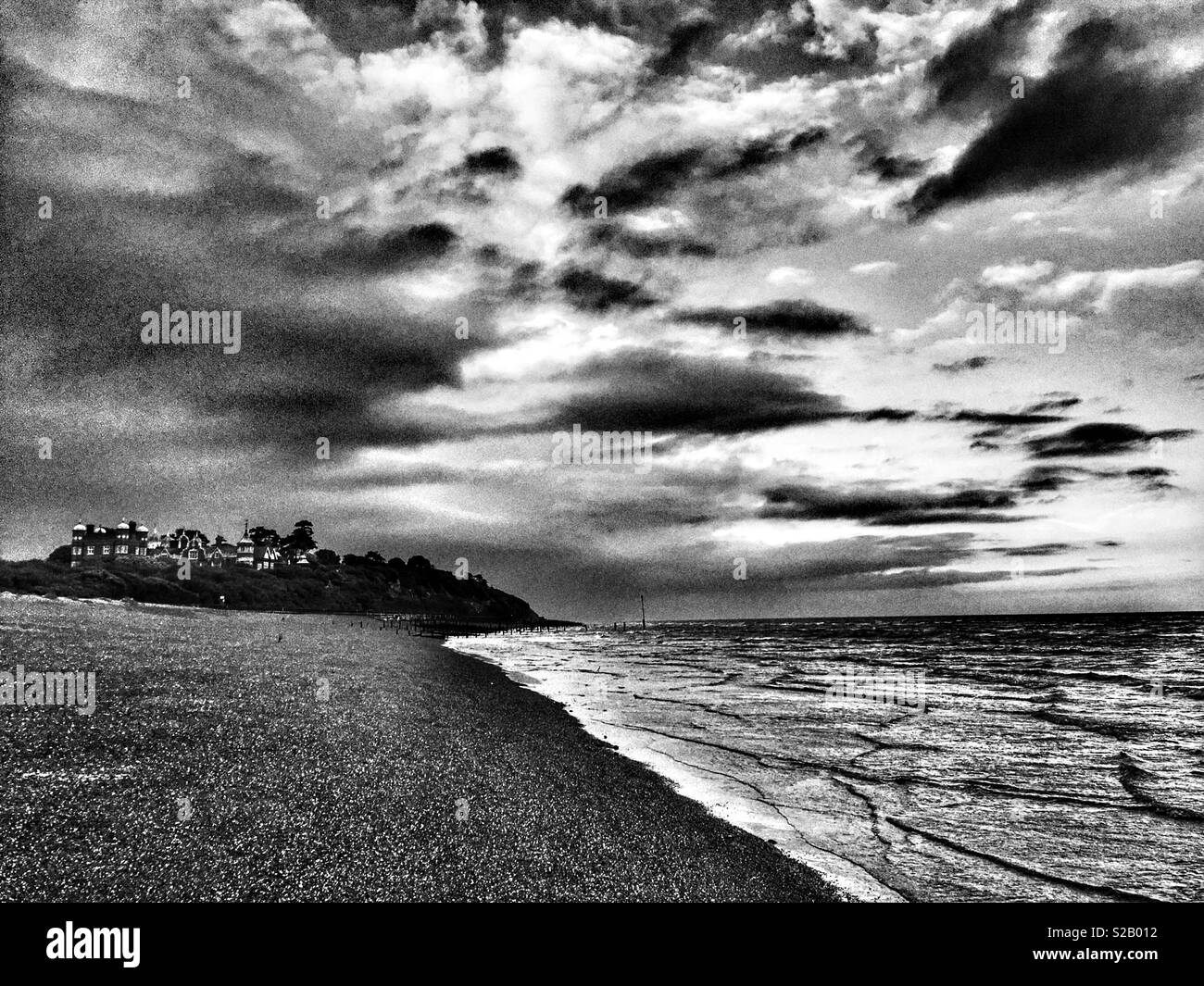 Bawdsey Manor, dove nel 1937 il radar è stato sviluppato da Robert Watson-Watt e nel 1940 divenne il primo al mondo operativo stazione radar, giocano un ruolo fondamentale nella Battaglia di Bretagna. Foto Stock