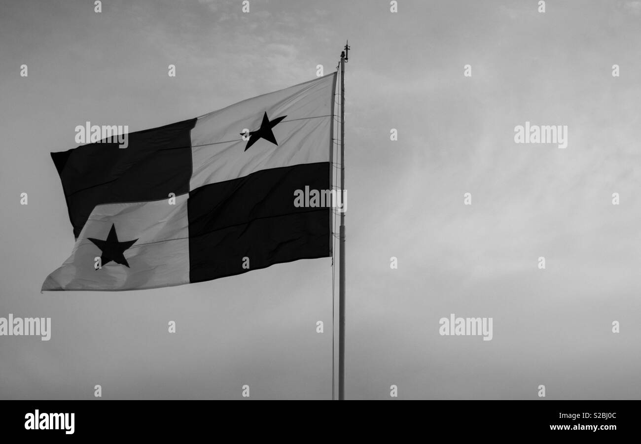 Bandiera di Panama Foto Stock