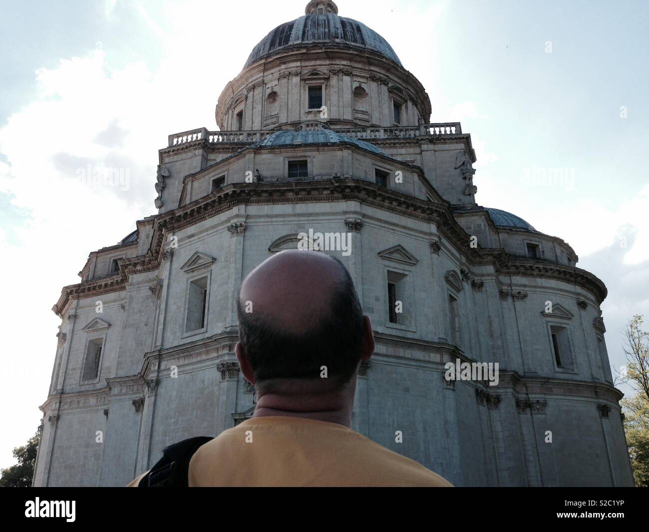 A cupola chiesa italiana Foto Stock