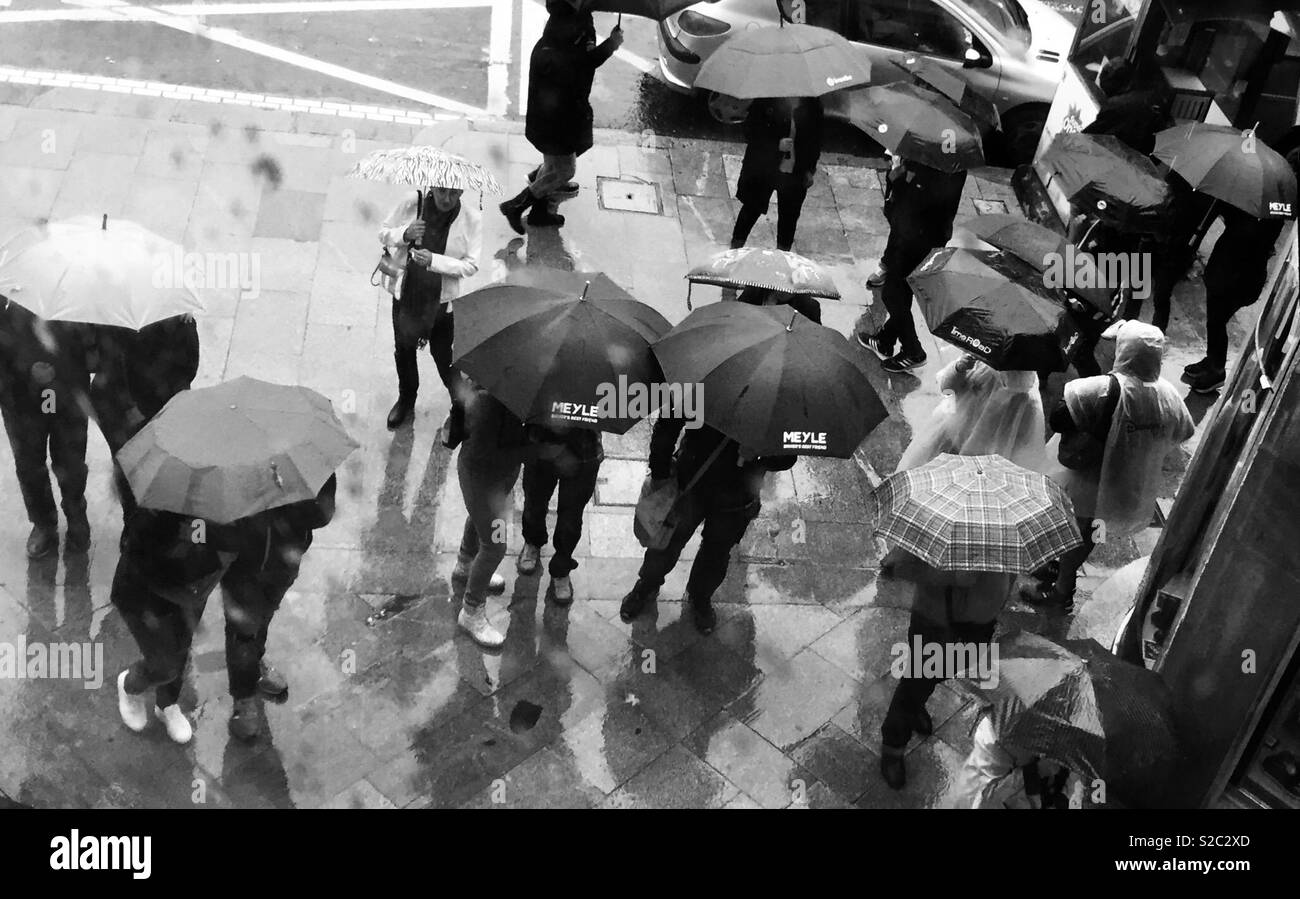 Giornata di pioggia Foto Stock