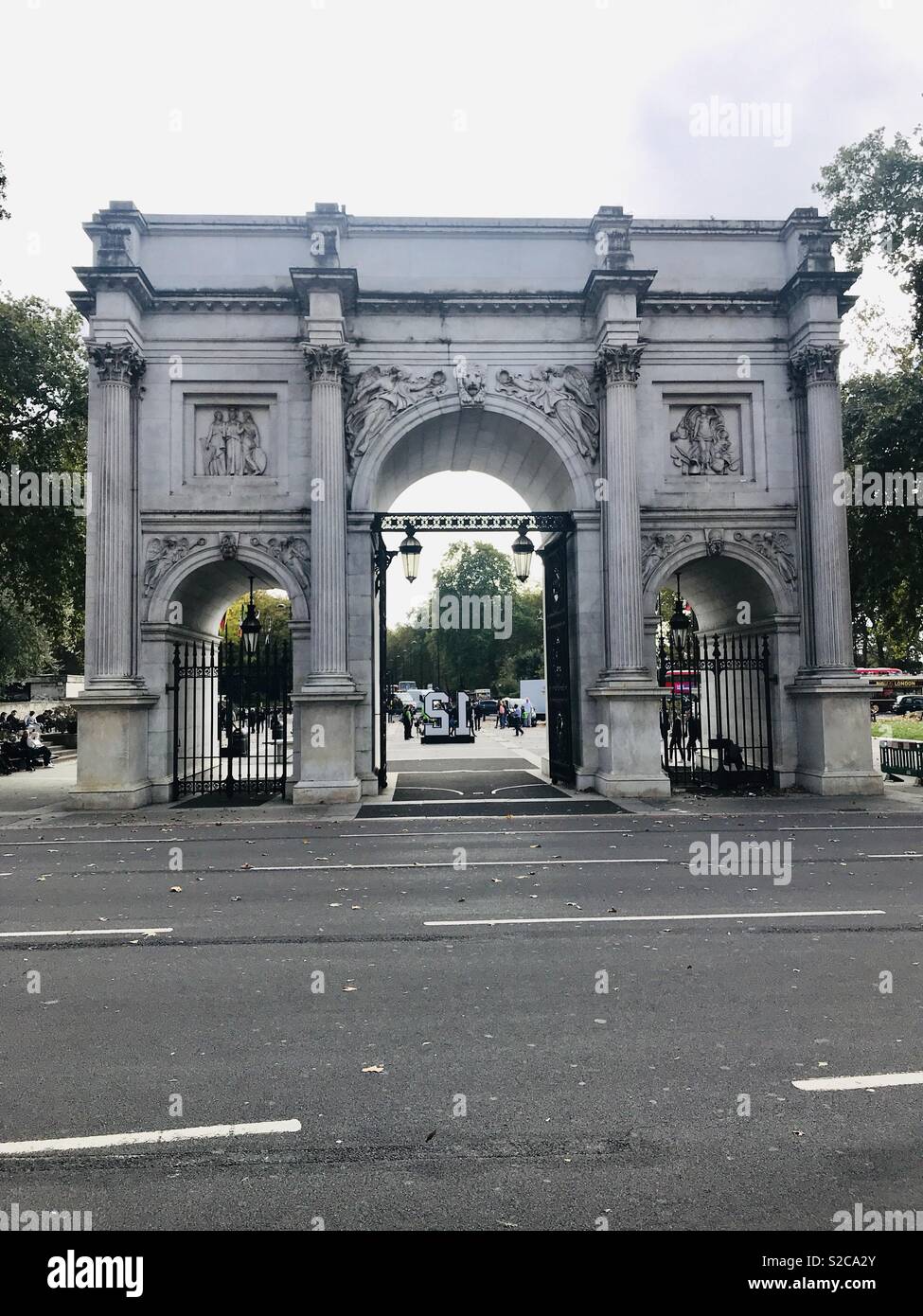Marble Arch, London, Regno Unito Foto Stock