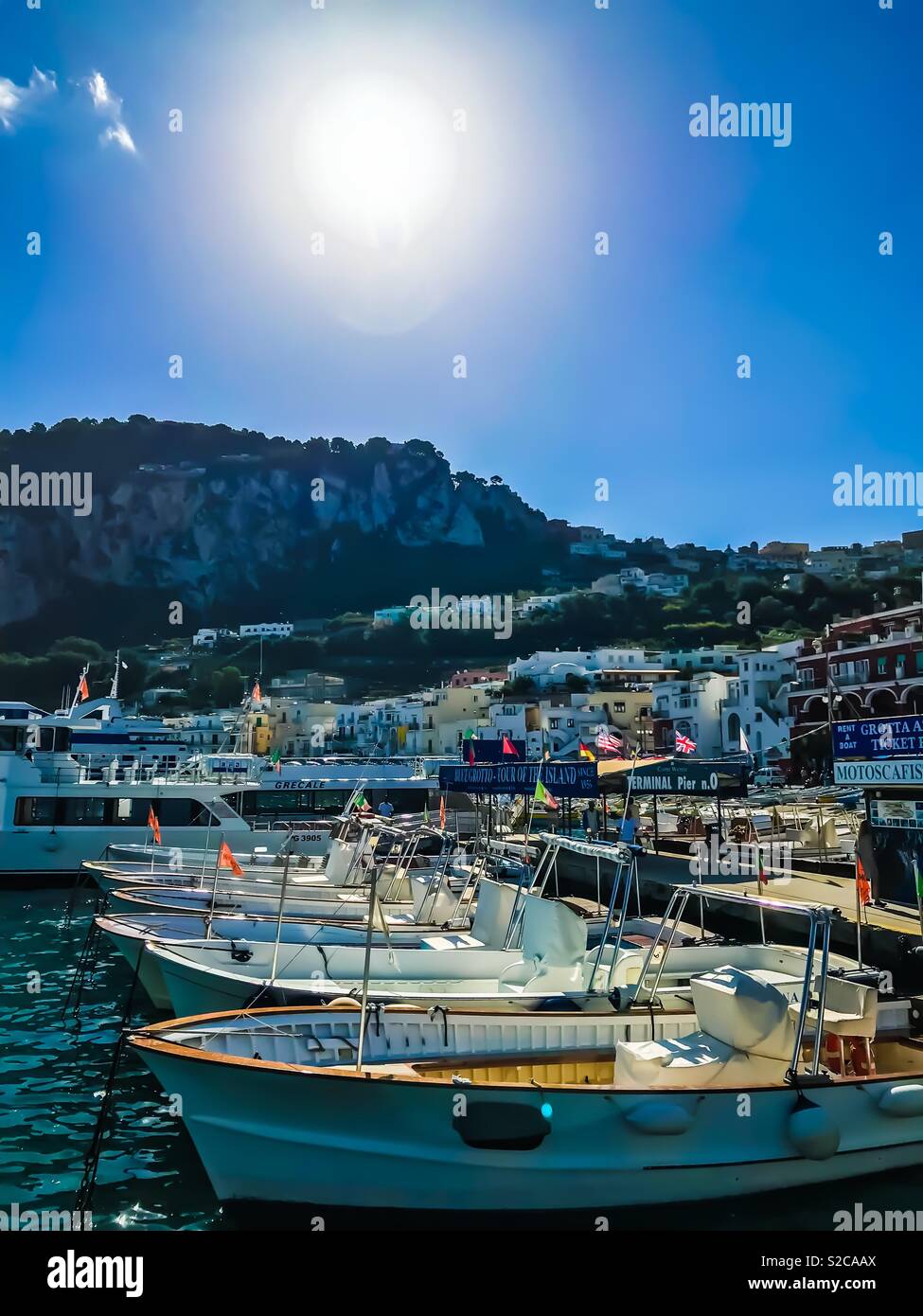 Isola di Capri, Italia Foto Stock