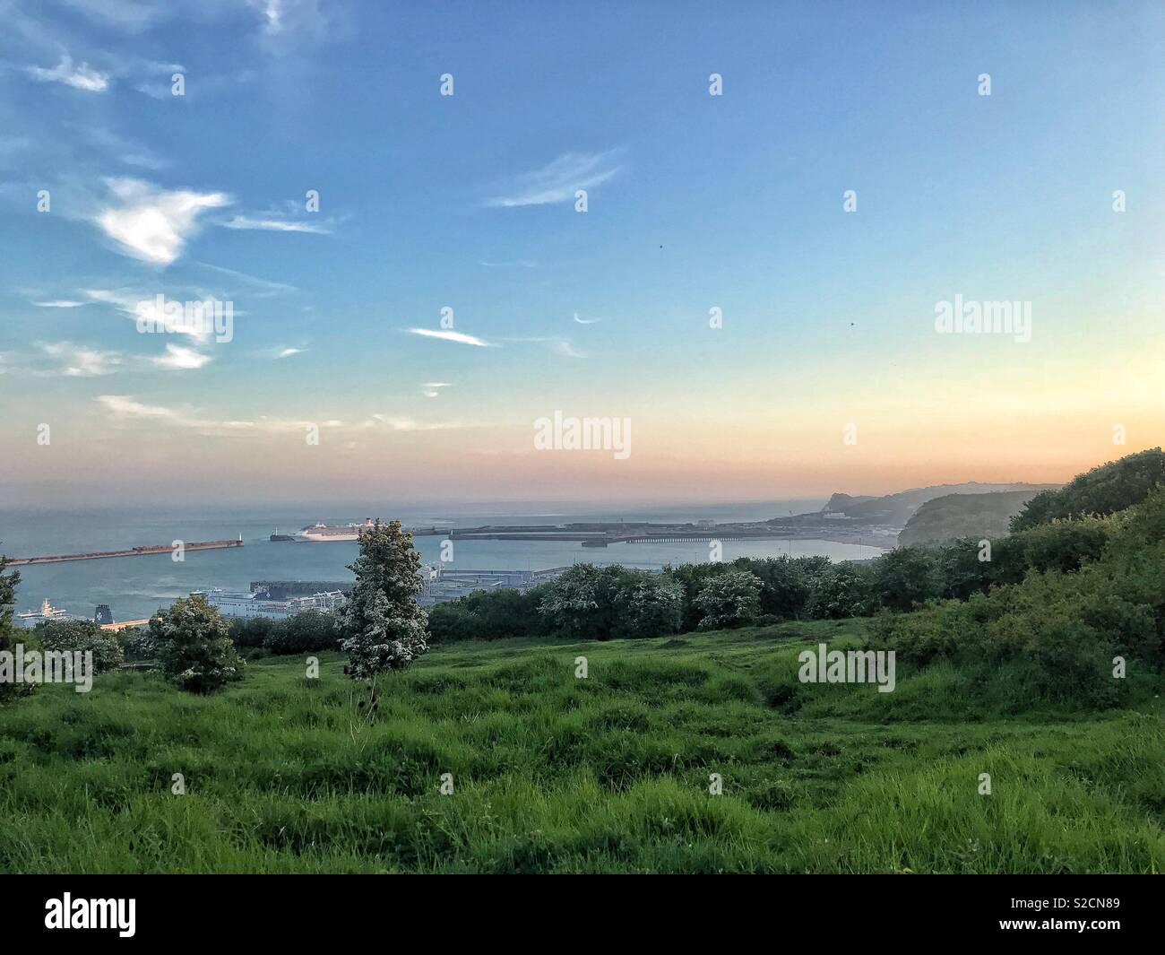 Passeggiata sulla scogliera Foto Stock