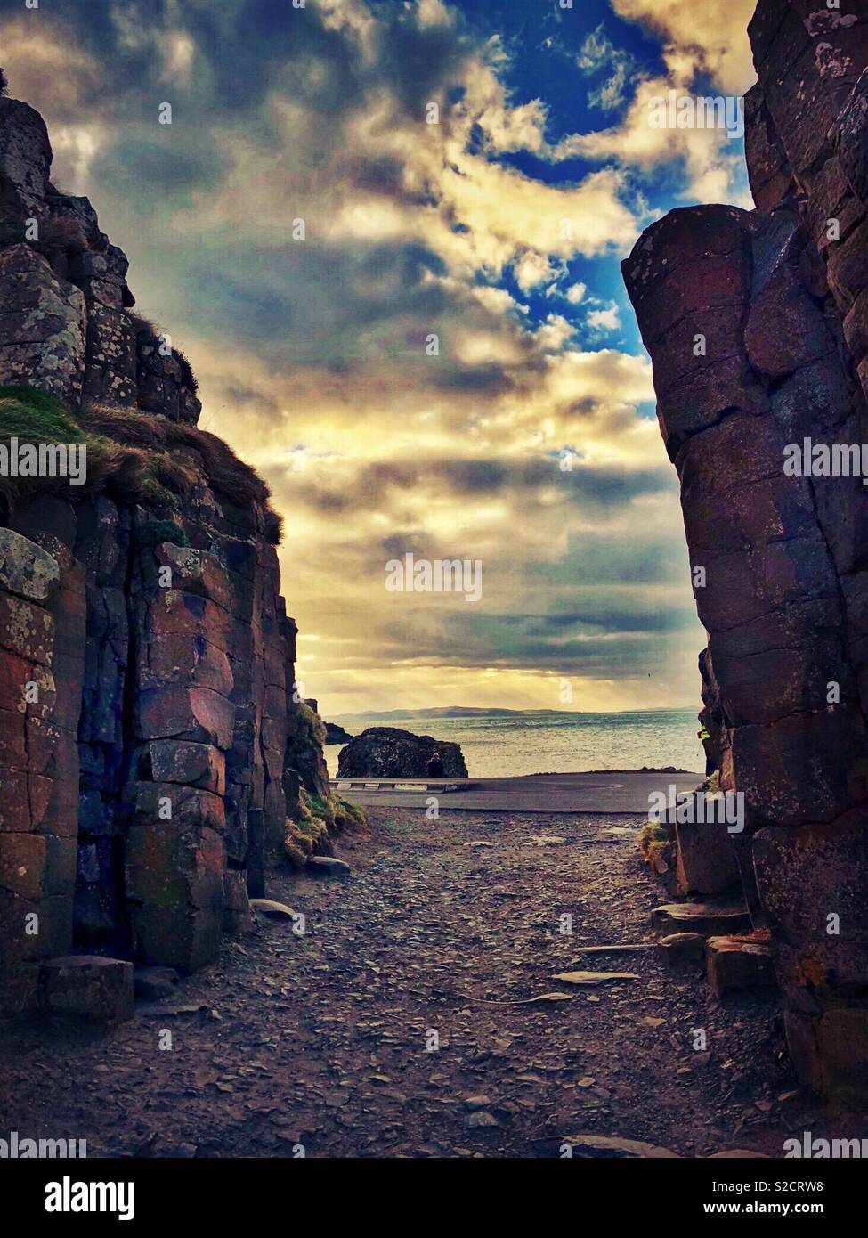 Giants Causeway, Irlanda del Nord Foto Stock