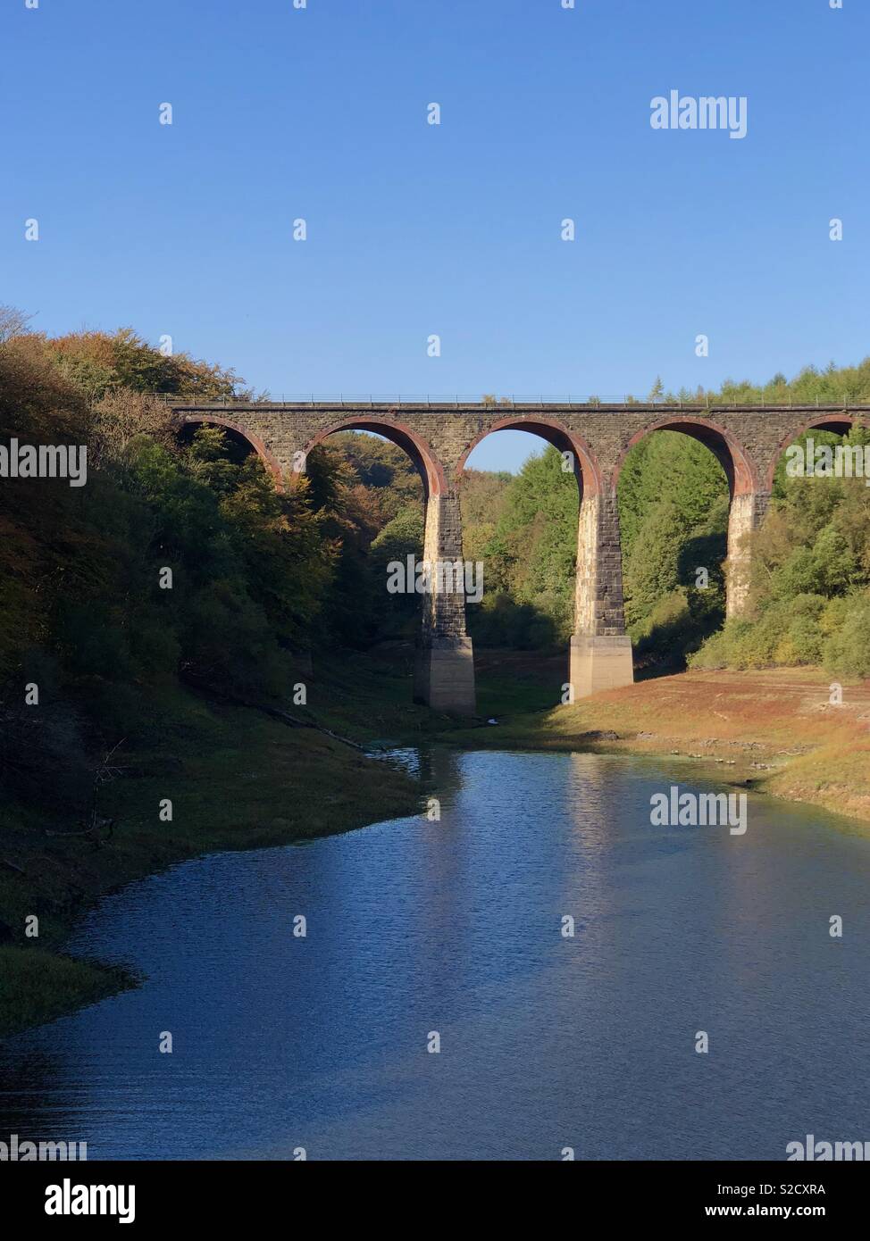 Entwistle viadotto sopra Wayoh serbatoio Foto Stock