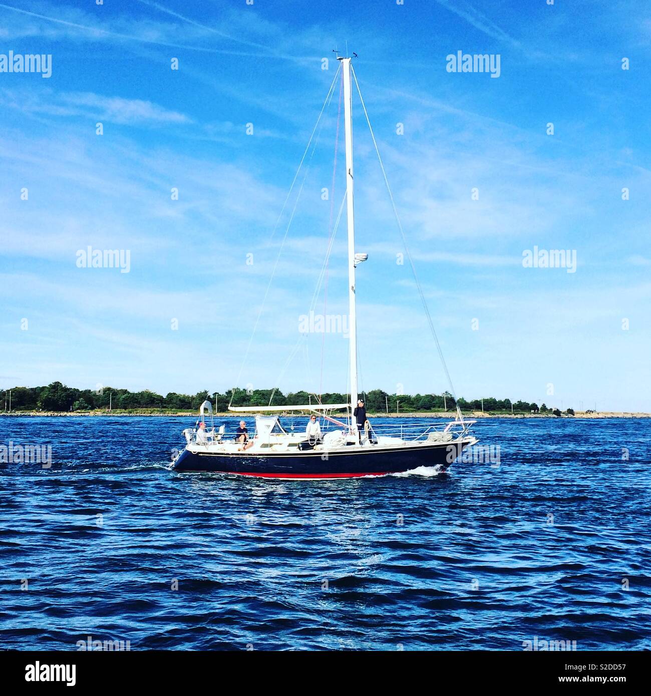 Barca, Sandwich Harbour, sandwich, Cape Cod, Massachusetts, Stati Uniti Foto Stock
