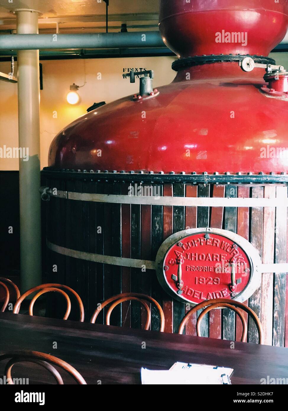 Vintage distilleria di gin Foto Stock