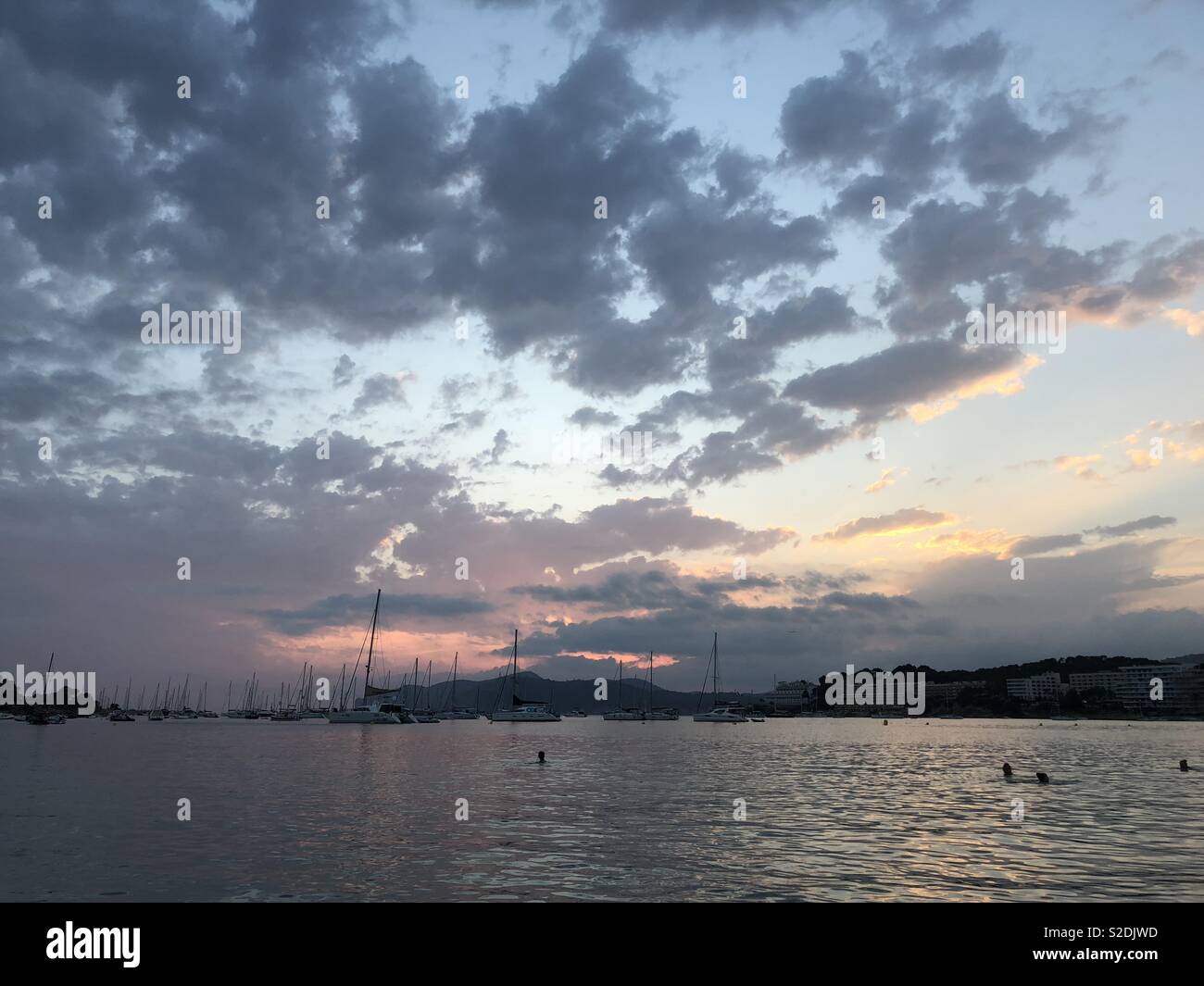 Porto di Santa Ponsa beach Foto Stock