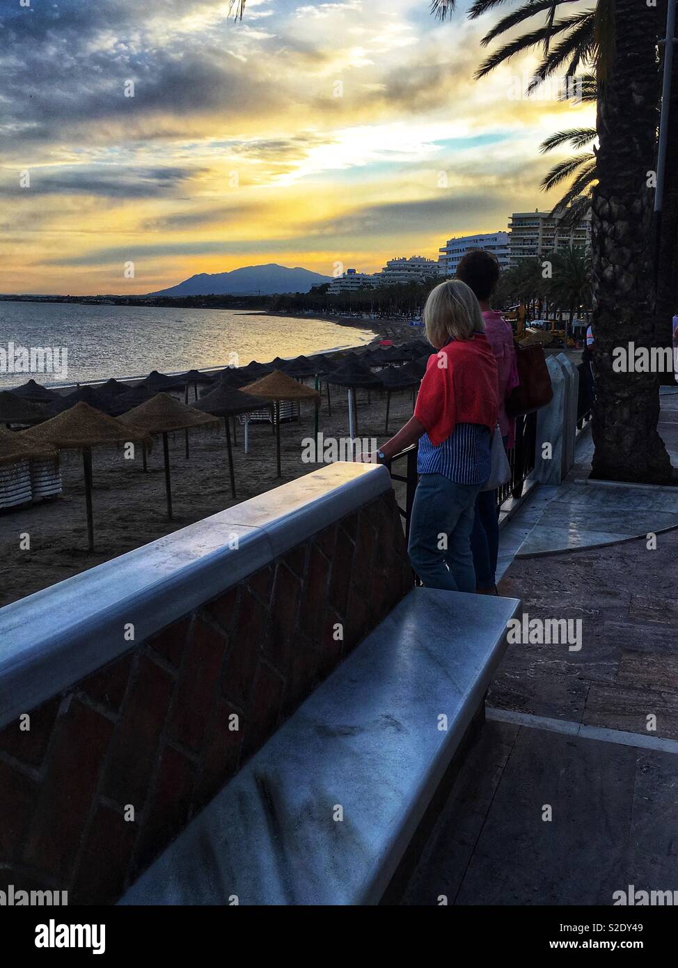 Che cosa una splendida vista. - Immagine stock catturata con smartphone
