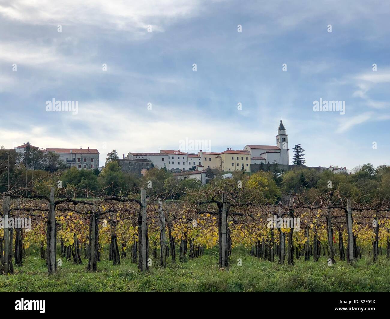 Vipavski Kriz, Valle del Vipava, Slovenia Foto Stock