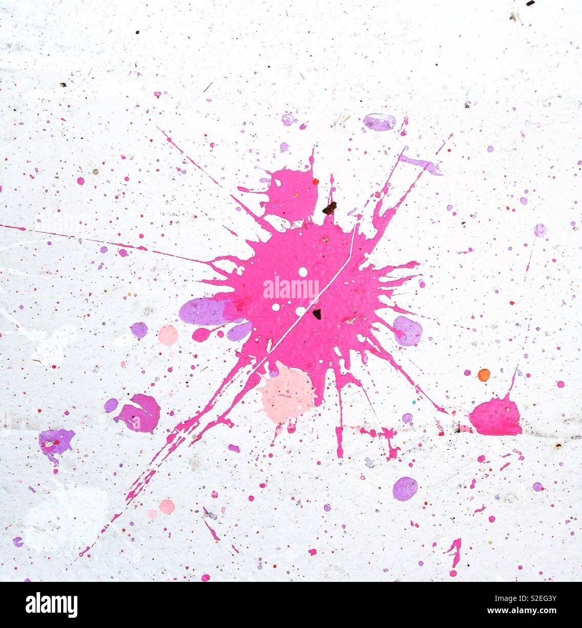 Splatter della vernice - Immagine stock catturata con smartphone
