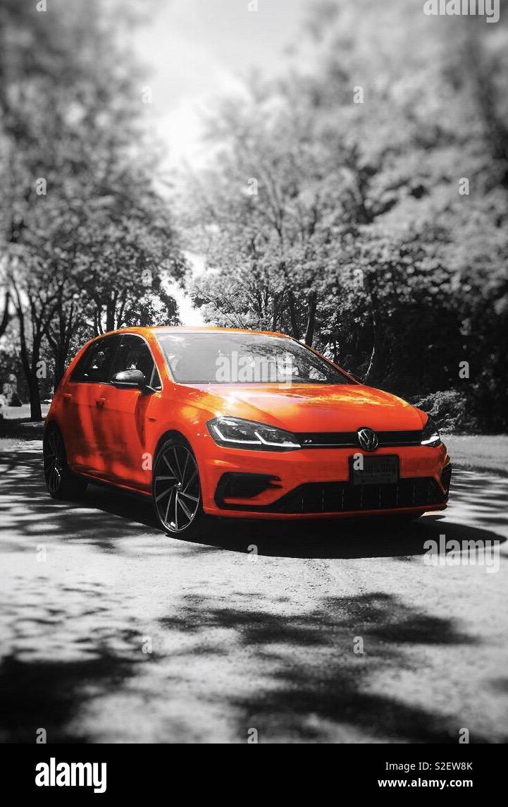TNT Orange Golf R Foto Stock