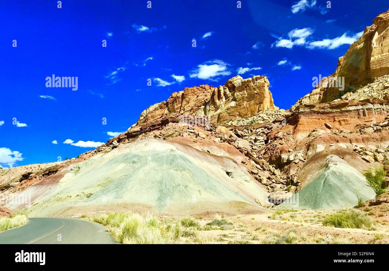 Parco nazionale di Capitol Reef Foto Stock