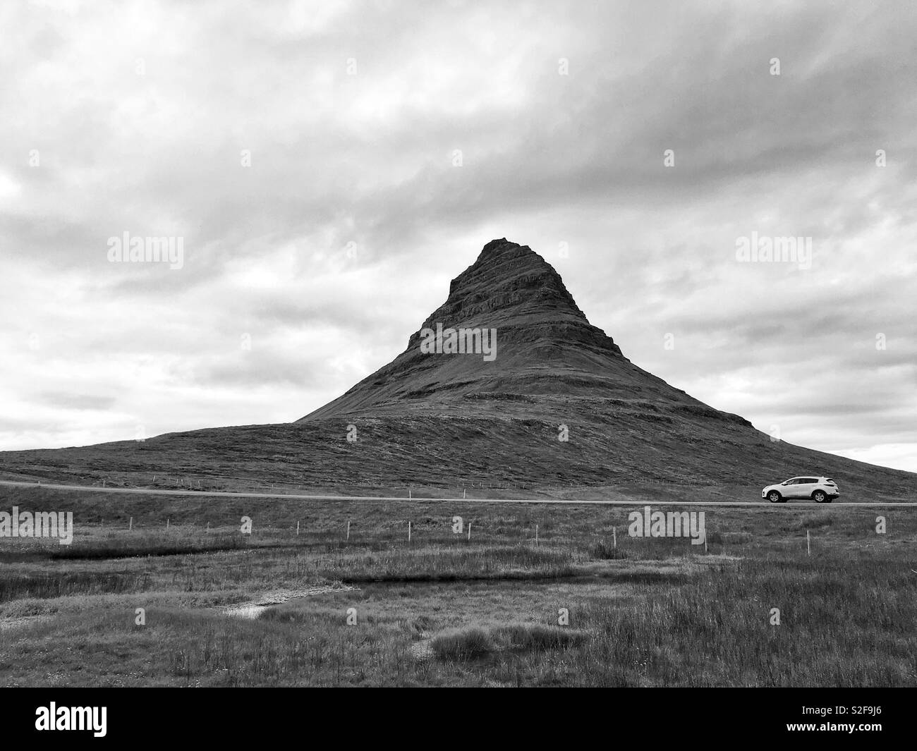 Kirkjufell Montagna in Islanda. Foto Stock