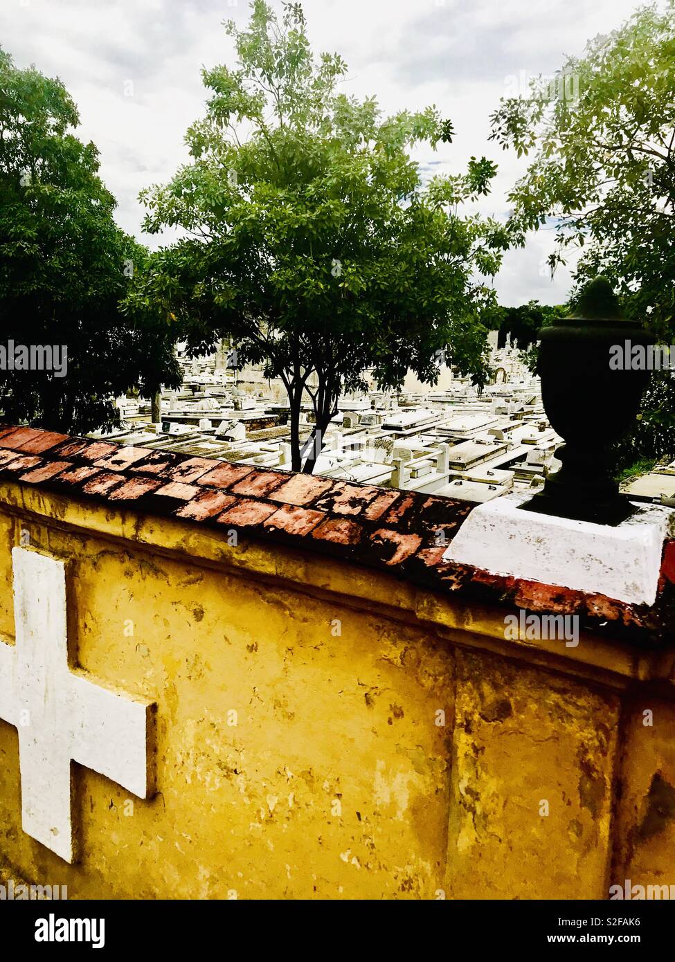 Cimitero di Colon è uno dei più importanti cimiteri in tutto il mondo ed è uno dei più importanti in America Latina nella storica e architettura, Colon è un cimitero cattolico. Foto Stock