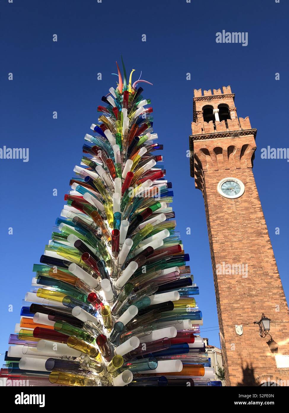 Murano albero di Natale Foto Stock