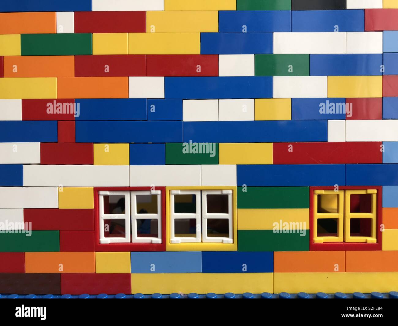 Muro di mattoni - Immagine stock catturata con smartphone