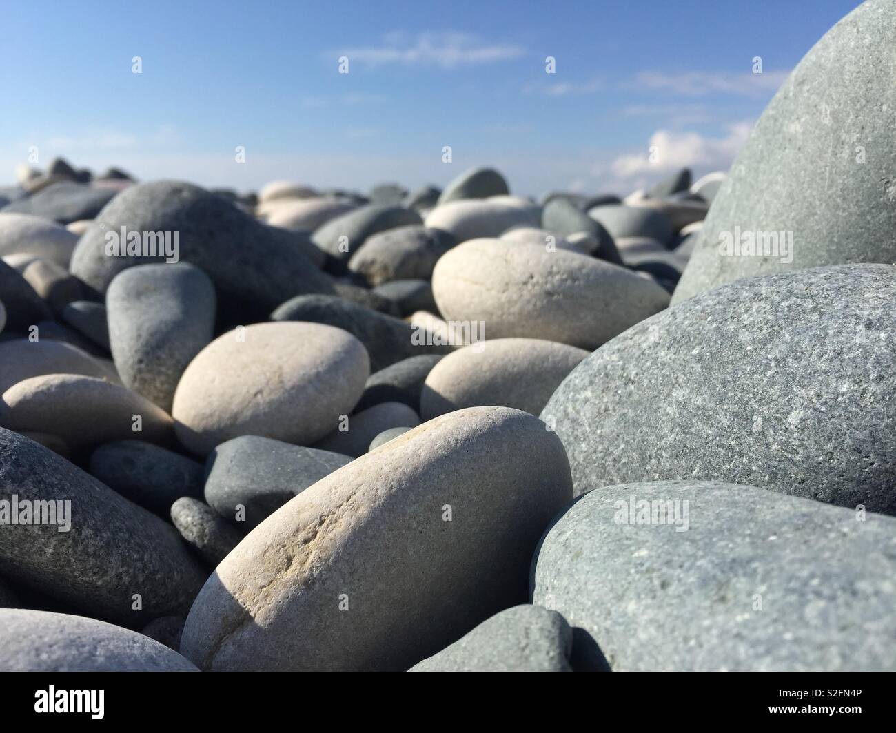 Spiaggia rocciosa di Cipro Foto Stock