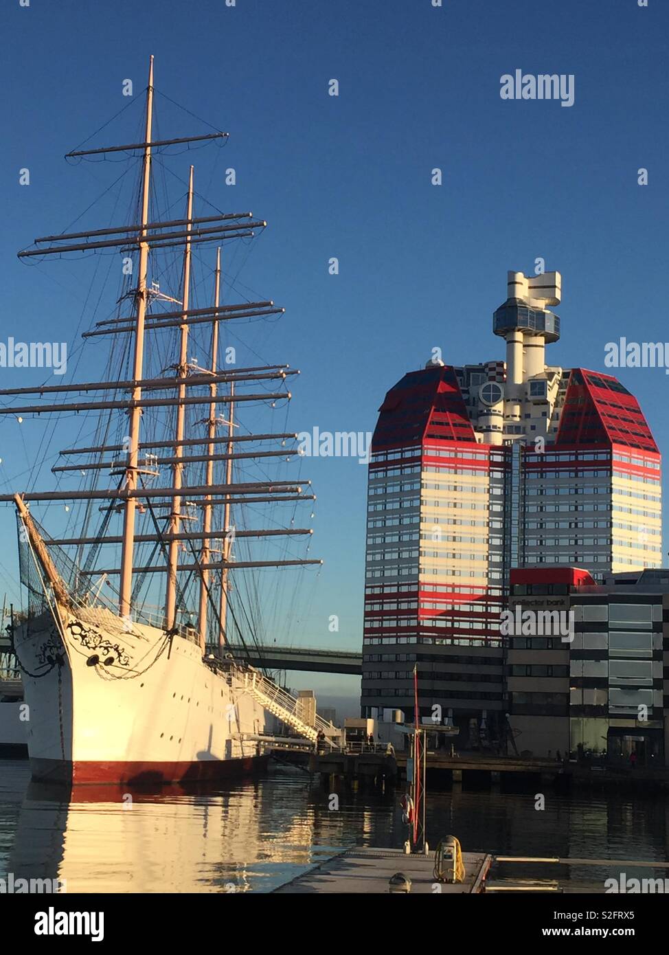 Lilla Bommen Göteborg - Immagine stock catturata con smartphone